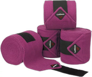 LeMieux Fleece-Gamaschen für Pferde Lila – Bild 1 von 5