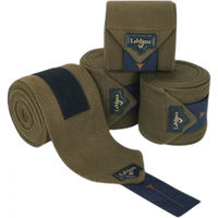 Produktbild von LeMieux Fleece Polobandagen für Pferde in Grün 4er Set