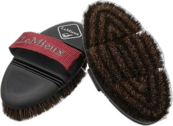 LeMieux Flexi Reitbürste aus Naturmaterial in Schwarz und Braun – Bild 1 von 1