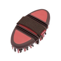 Produktbild von LeMieux Flexi Soft Body Brush Pferdebürste mit synthetischen Borsten in Cranberry