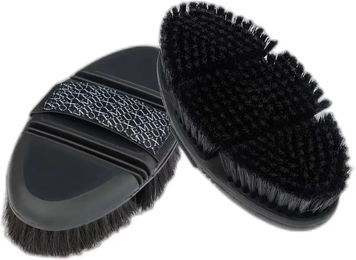 LeMieux Flexi Soft-Körperbürste für die Fellpflege, Schwarz – Bild 1 von 4
