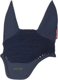 Produktbild von LeMieux Fliegenhaube für Pferde aus Baumwolle Blau Größe L