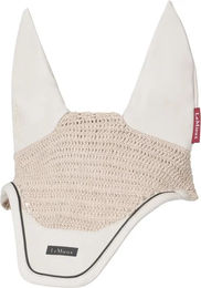 Produktbild von LeMieux Fliegenhaube für Pferde aus Baumwolle Größe XL in Grau oder Beige