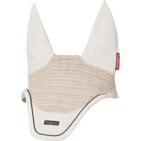 Produktbild von LeMieux Fliegenhaube für Pferde aus Baumwolle in Grau oder Beige Größe M