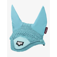 Produktbild von LeMieux Fliegenhaube Loire Satin für Pferde in Blau Türkis Größe M