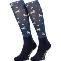 Produktbild von LeMieux Footsie Reitsocken aus Baumwolle für ganzjähriges Reiten Größe L