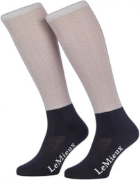 Produktbild von LeMieux Footsie Reitsocken für Mädchen in Beige Größe 34