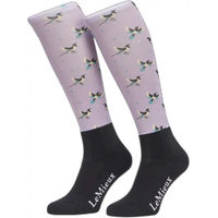 Produktbild von LeMieux Footsie Reitsocken Unisex Lila Größe 30/36