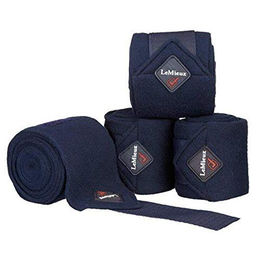 LeMieux Gamaschen aus Fleece für Pferde in Blau - 4 x 8 m – Bild 1 von 2