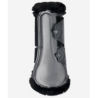Produktbild von LeMieux Gamaschen Fleece Edged Mesh Brushing Boots in Twilight Grey XL
