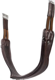 LeMieux Gel-Tek Pferdegurt aus Leder in Braun anatomisch geformt – Bild 1 von 1