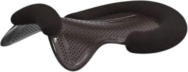 LeMieux Gel-Tek Shaped Half Pad aus veganer Wolle für Pferde Größe L Braun – Bild 1 von 1