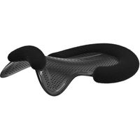 Produktbild von LeMieux Gel-Tek Shaped Half Pad aus veganer Wolle für Pferde Größe L Schwarz