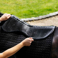 Produktbild von LeMieux Gel-Tek Shaped Half Pad Sattelunterlage Braun Größe L