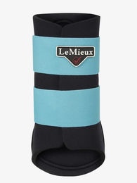 Produktbild von LeMieux Grafter Hinterbeingamaschen für Pferde Blau Türkis XL