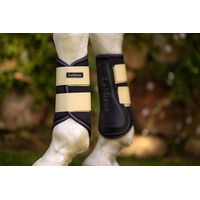 Produktbild von LeMieux Grafter Pony Gamaschen Mimosa Gelb Schwarz Stoff XL