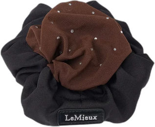 Produktbild von LeMieux Haargummi mit Cristalnetz aus Stoff in Braun für Frauen