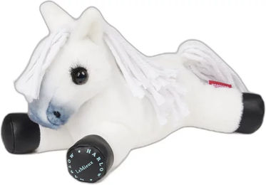 Produktbild von LeMieux Harlow Panda Plüsch Reitspielzeug für Ponys in Weiß
