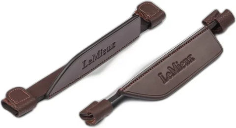 Produktbild von LeMieux Havana Scheuklappen für Pferde aus Leder in Braun Full