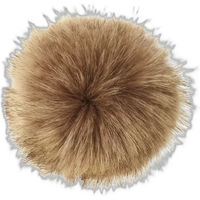 Produktbild von LeMieux Helm-Pompon aus Plüsch für Reiter in Beige und Braun