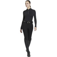 Produktbild von LeMieux Heyden Reitshirt für Damen in Schwarz Sommer Langarm Leicht