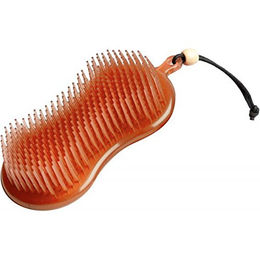 Produktbild von LeMieux Hippo Brush Curry Comb Bürste aus Kunststoff Orange Einheitsgröße