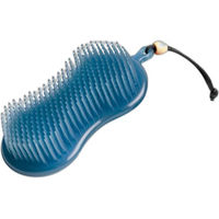 Produktbild von LeMieux Hippo Multifunktionsbürste für Pferde aus Gummi Blau