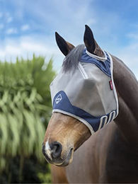 LeMieux Horse Armour Shield Maske für Pferde mit atmungsaktivem Bambusfutter in Blau XS - 1 Stk. – Bild 1 von 4