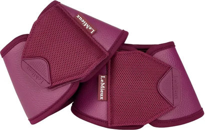 LeMieux Hufglocken Arika aus Leder und Neopren in Lila Beere Größe M – Bild 1 von 1