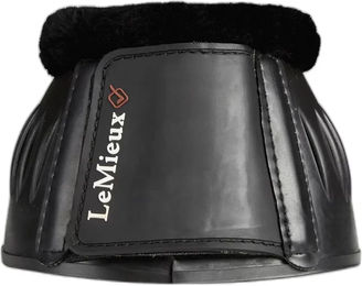Produktbild von LeMieux Hufglocken aus Gummi und Fleece in Schwarz Größe XL
