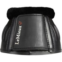 Produktbild von LeMieux Hufglocken aus Gummi und Fleece in Schwarz Größe XL