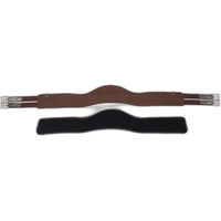 Produktbild von LeMieux Hunter Leder-Gurt für Pferde mit rutschfester Unterlage Braun 135 cm