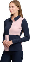 LeMieux HW 2026 Harlequin Rugby Funktionsshirt Damen Petal/Navy Größe 44 – Bild 1 von 1