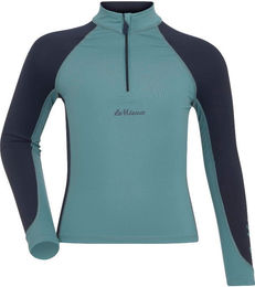 LeMieux HW 2026 Mini Base Layer Funktionsshirt Kinder navy/aloe Größe 104 – Bild 1 von 1