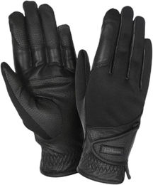 LeMieux Hybrid Reithandschuhe für Damen und Herren aus Softshell in Schwarz winddicht und wintertauglich – Bild 1 von 1