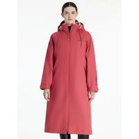 Produktbild von LeMieux HydroShield Reitmantel Damen wasserdicht mit Fleece Futter Rot Größe 38