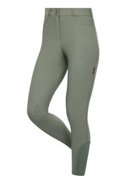 LeMieux Isabelle Knie-Reithose mit 4-Wege-Stretch und reflektierenden Details in Grün Größe 40 – Bild 1 von 5