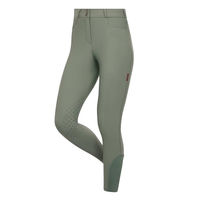 Produktbild von LeMieux Isabelle Knie-Reithose mit 4-Wege-Stretch und reflektierenden Details in Rosmarin Grün Größe 36