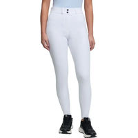 Produktbild von LeMieux Izzy FG Turnierleggings für Mädchen in Weiß Größe 13/14 Jahre mit Vollgrip