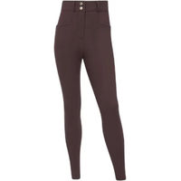 Produktbild von LeMieux Izzy Reithose Full Grip für Mädchen in Rot und Braun