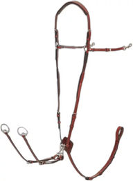 Produktbild von LeMieux Jagdhalsband Breastplate aus Leder für Pferde