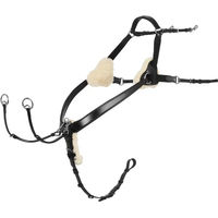 Produktbild von LeMieux Jagdhalsband für Pferde aus Leder in Schwarz