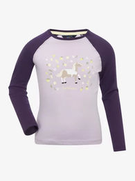 Produktbild von LeMieux Jamie Reitshirt für Kinder aus Baumwolle Lila 4 Jahre