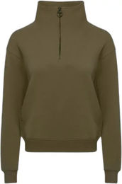 LeMieux Keira Reit-Sweatshirt mit Reißverschlusskragen aus Fleece in Grün – Bild 1 von 1