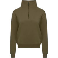 Produktbild von LeMieux Keira Reit-Sweatshirt mit Reißverschlusskragen aus Fleece in Grün