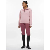 Produktbild von LeMieux Keira Sweatshirt Damen mit 1/4 Reißverschluss aus Fleece in Rosa
