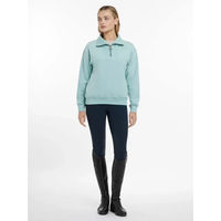 Produktbild von LeMieux Keira Sweatshirt Damen mit 1/4 Reißverschluss aus Fleece in Türkis