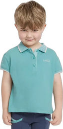 Produktbild von LeMieux Kinder Reit-Poloshirt Türkis Grösse 5/6 Jahre