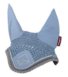 LeMieux Klassische gehäkelte Fliegenhaube mit Lycra-Ohren in Blau Größe M - 1 Stk. – Bild 1 von 5