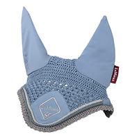 Produktbild von LeMieux Klassische gehäkelte Fliegenhaube mit Lycra-Ohren in Blau Größe M - 1 Stk.